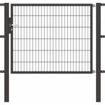 Alberts Einzeltor Flexo mit Zubehör | anthrazit | Breite 150 cm | Höhe 120 cm 
(647513)