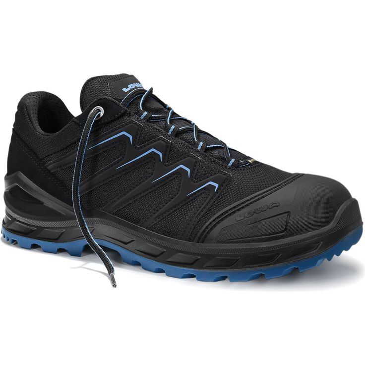 Lowa LARROX Work GTX Low S3 schwarz-blau, 43 (UK 8.5)