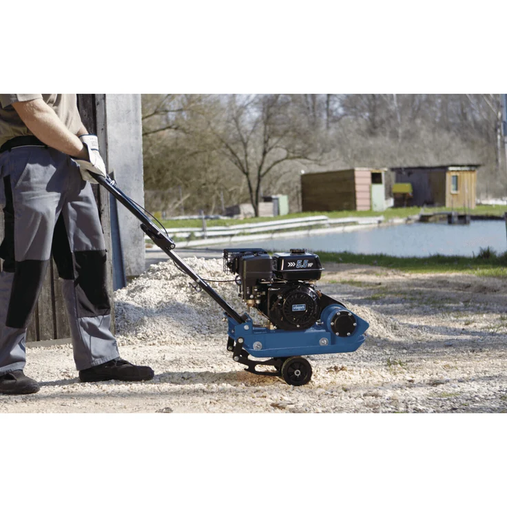 Scheppach HP1100S Rüttelplatte 5,5 PS 65 kg – Bild 2