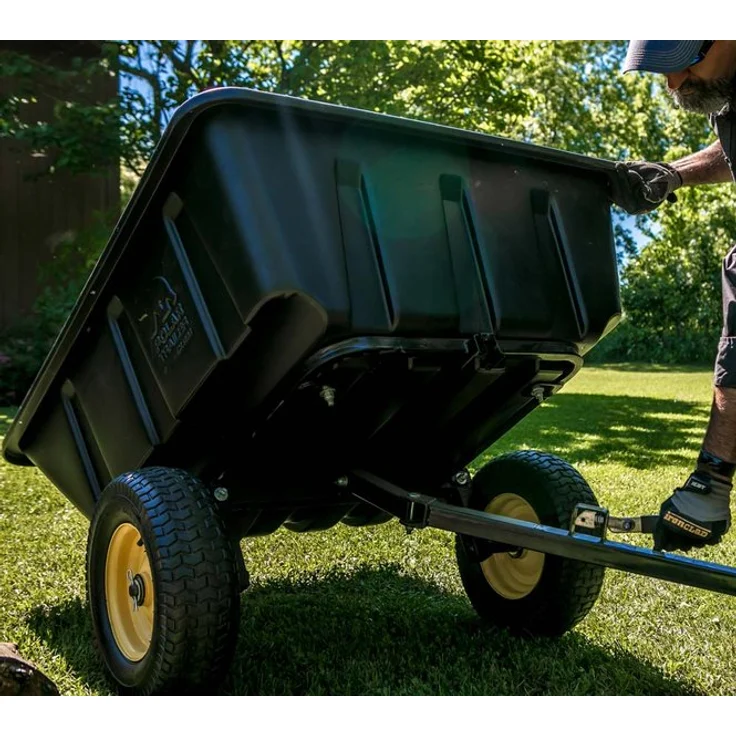 Polar Anhänger Schubkarre LG900 schwarz 175x94 cm – Bild 2