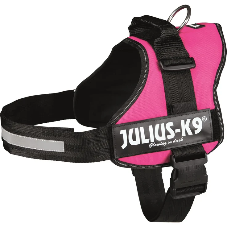 Julius-K9® Powergeschirr Gr. 0 bis XXL fuchsia Gr. 3 (XL-XXL) – Bild 1