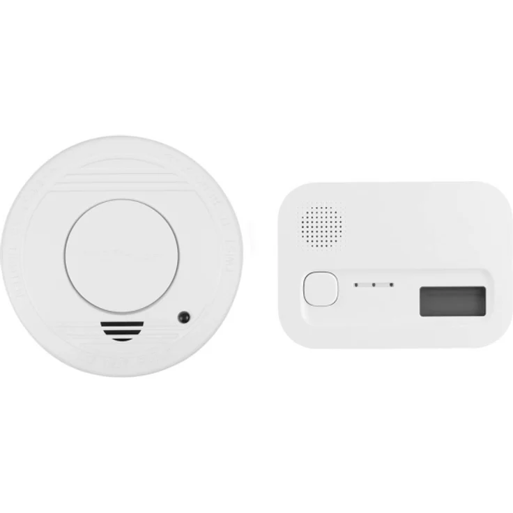 Smartwares FSE-19204 Gasmelder batteriebetrieben detektiert Rauch, Kohlenmonoxid – Bild 1