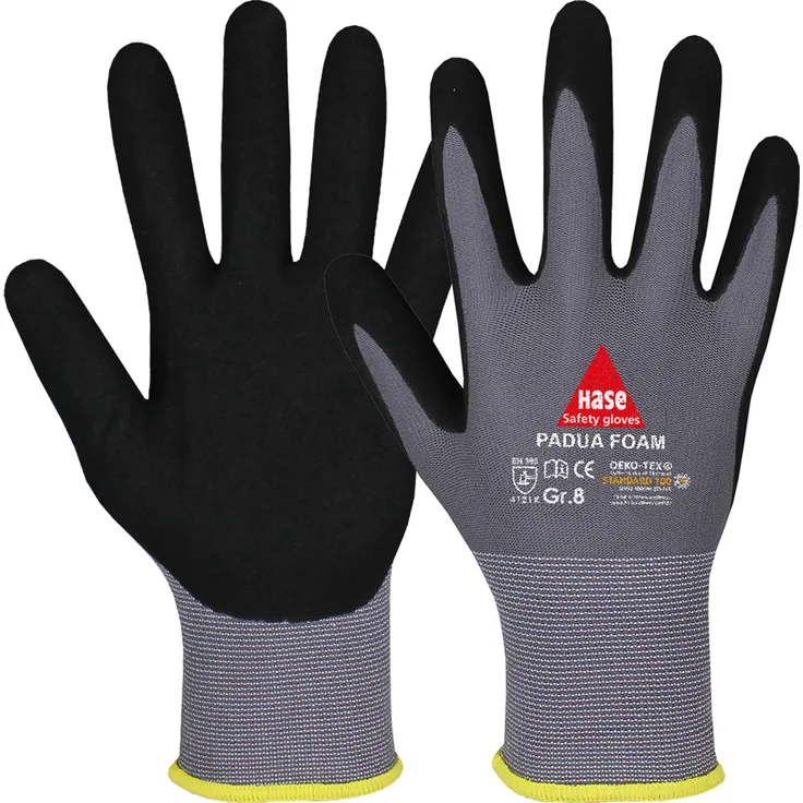 HASE Montagehandschuh Padua Foam OekoTex Gr. 10