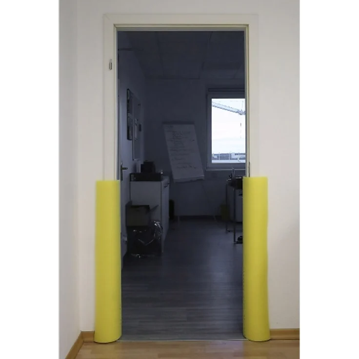 Scorprotect ® Türrahmen-Klemmschiene signalgelb Universalklemmschiene 100 bis 250 mm ( 2x 1m Stücke) – Bild 4