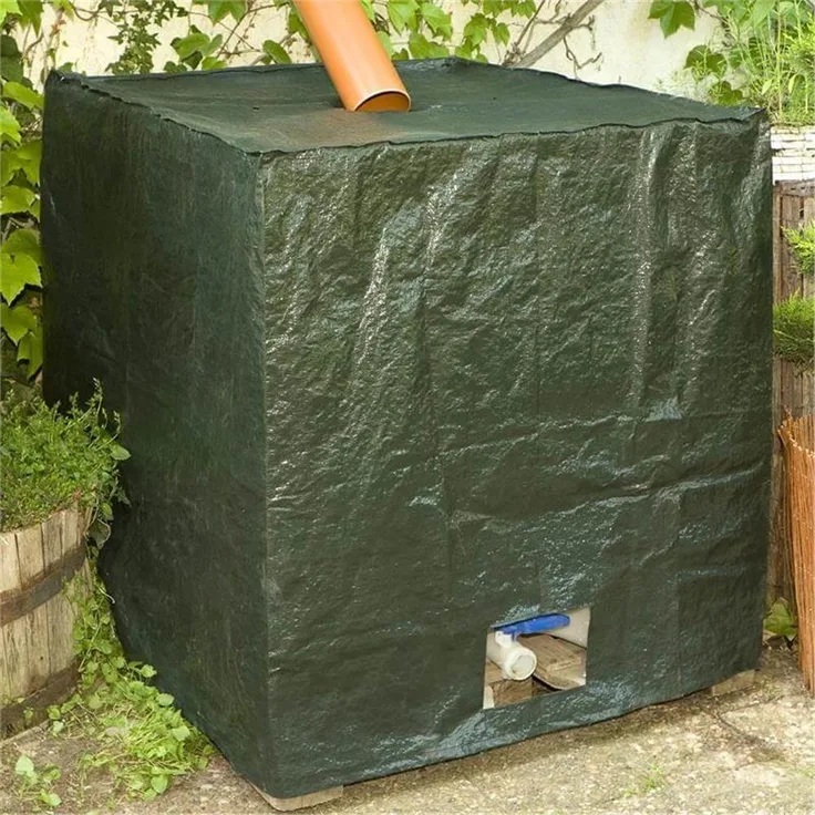 Noor IBC Container Cover Wassertank Abdeckung grün UV-beständig