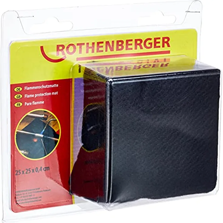 Rothenberger Industrial - Flammenschutzmatte 250x250mm - 4004625006931 - 031051E