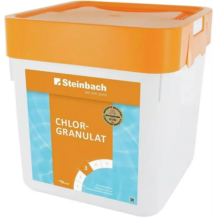 Steinbach Chlorgranulat 5 kg, h SDIC 8-30 56% – Bild 1