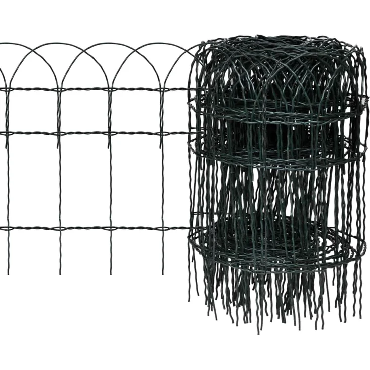 Beetzaun Pulverbeschichtetes Eisen 10x0,4 m – Bild 1