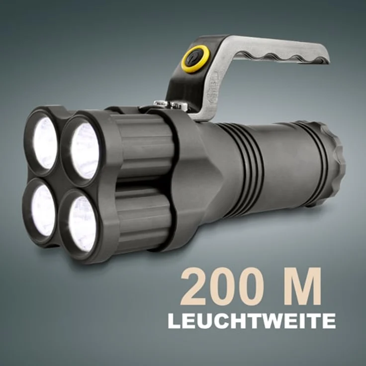 Eaxus Taschenlampe mit 4 LEDs und Griff 100 lm 0,5 W batteriebetrieben Eaxus – Bild 1