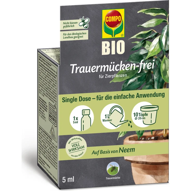 COMPO Trauermücken-frei - Single Dose, 5 ml