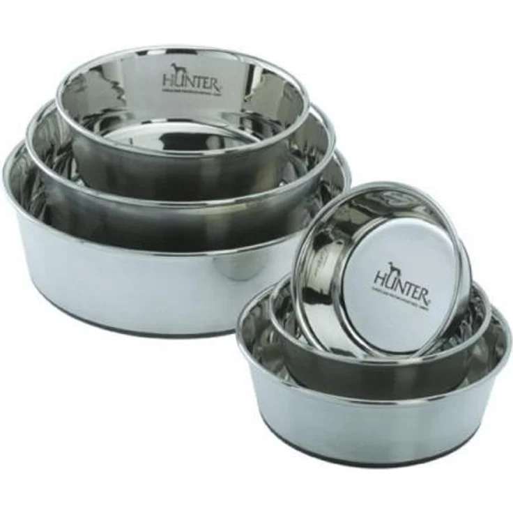 Hunter Futter- & Trinknapf HUNTER Gravur 2er-Set 550 ml – 13 cm - Preisvergleich – Bild 1
