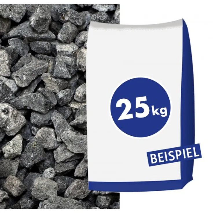 Hamann Mercatus Basaltsplitt Eifelschwarz 11-22mm 25kg Sack