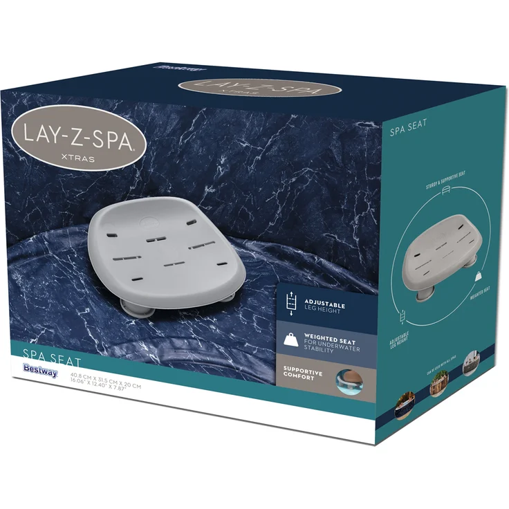LAY-Z-SPA Xtras Whirlpoolsitz 40,8 x 31,5 x 20 cm – Bild 2