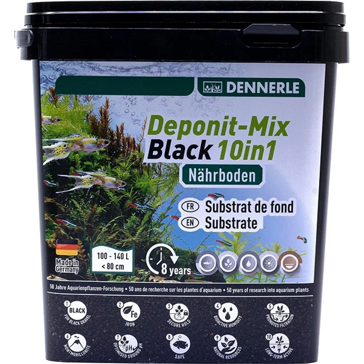 Dennerle Deponit-Mix Black 10in1 - 4,8kg