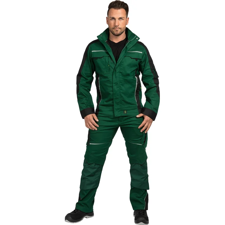 Arbeitsjacke Jacke grün-schwarz Größe XXXL – Bild 5