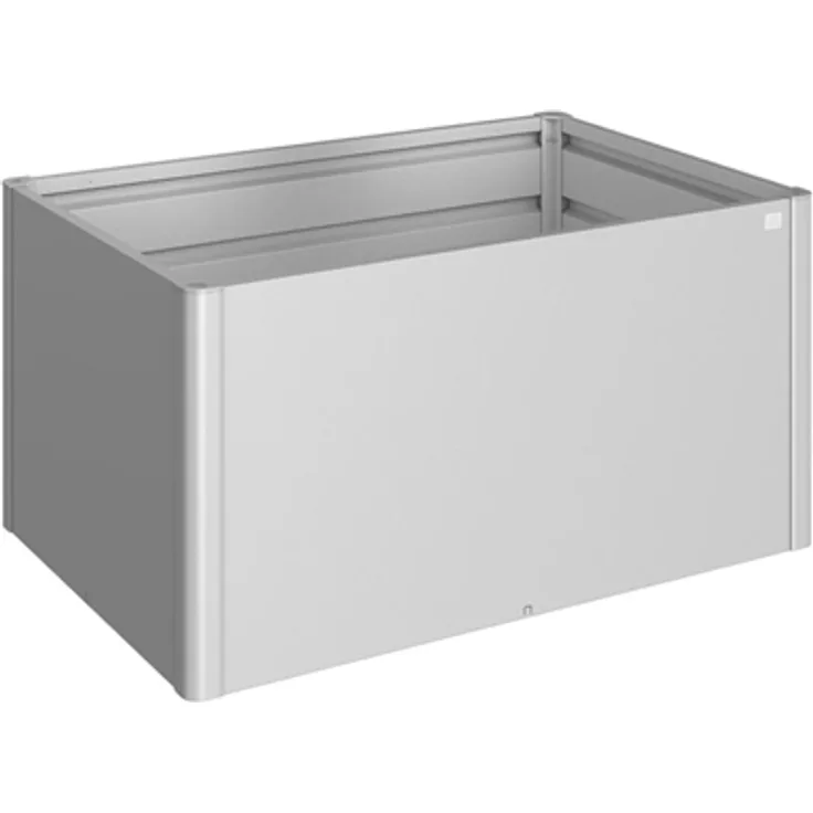 Biohort Hochbeet 1,5x1 152 x 102 cm silber, metallic Metall Hochbeet