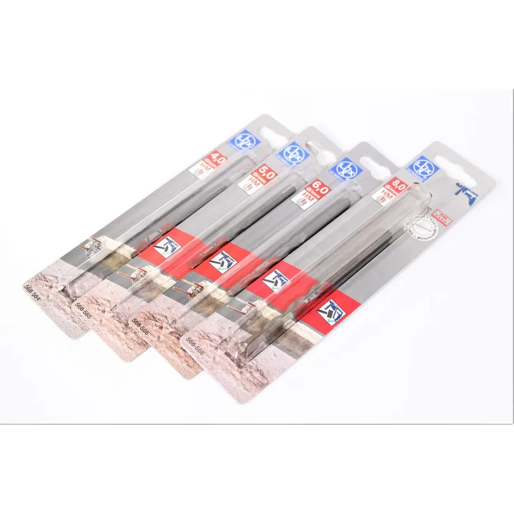 LUX Hammerbohrer ø 4,5,6,8 mm Set 4-teilig HM Steinbohrer Bohrer Beton bohren