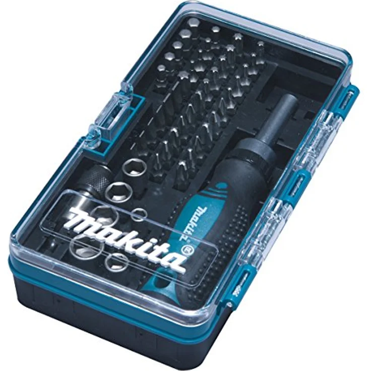 Makita B-36170 Bit-Schraubendreher, Ratschenschraubendreher-Satz Phillips, Pozidriv, Torx + Bit-Set 47-tlg. in Kunststoffbox – Bild 3
