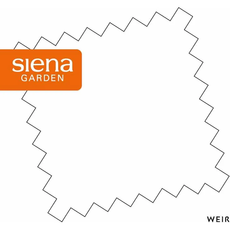 SIENA GARDEN Dach weiß zu Pavillon Pro 3x6 Meter, Bezug aus Polyester, PVC-beschichtet, 300g-m² in weiß
