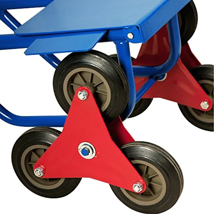 Deuba Treppenkarre klappbar bis 200kg Hartgummireifen Haltegriffe Sackkarre Transportkarre Stapelkarre Wagen - Preisvergleich – Bild 3
