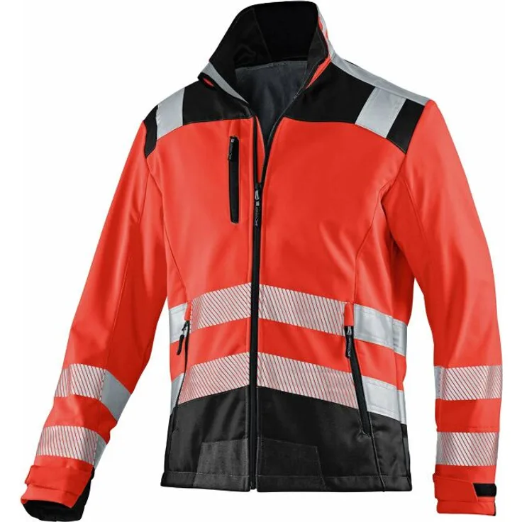 Kübler REFLECTIQ Softshell Jacke PSA 2, warnrot/schwarz, XS 15078427