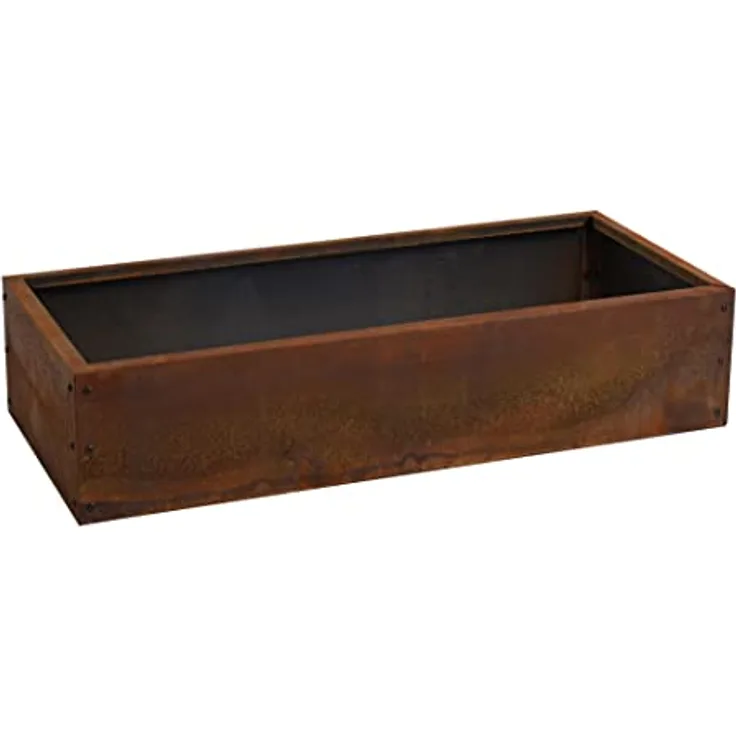 Beeteinfassung Beetumrandung Hochbeet 115x50x25 cm Edelrost Rost Cortenstahl