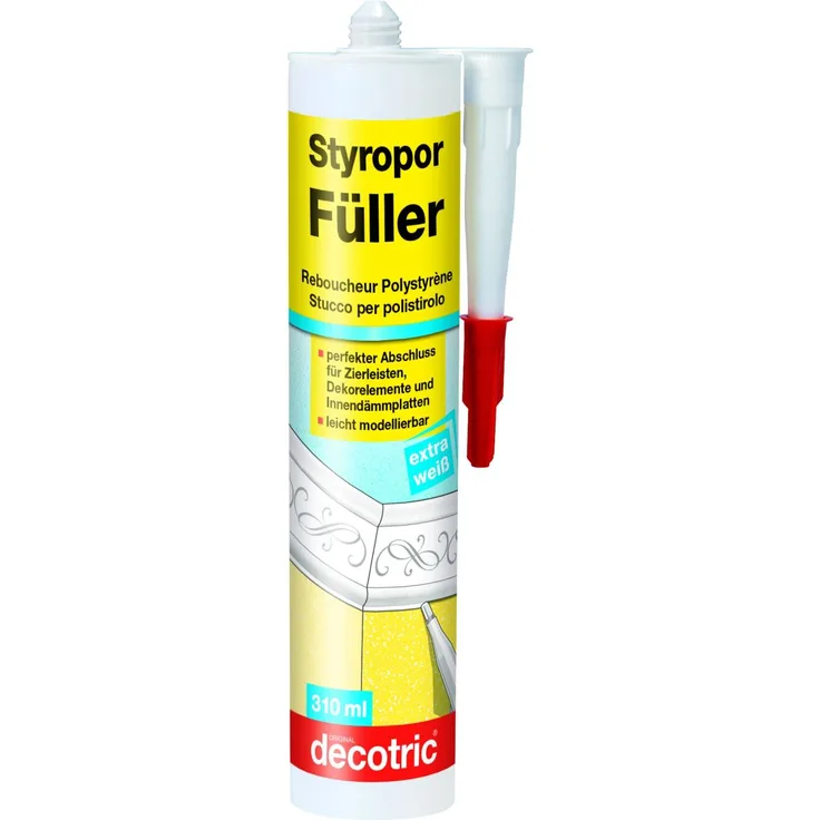 Decotric Styropor-Füller 310 ml weiß