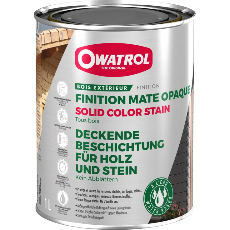OWATROL SOLID COLOR STAIN 2,5 Liter antikgrau