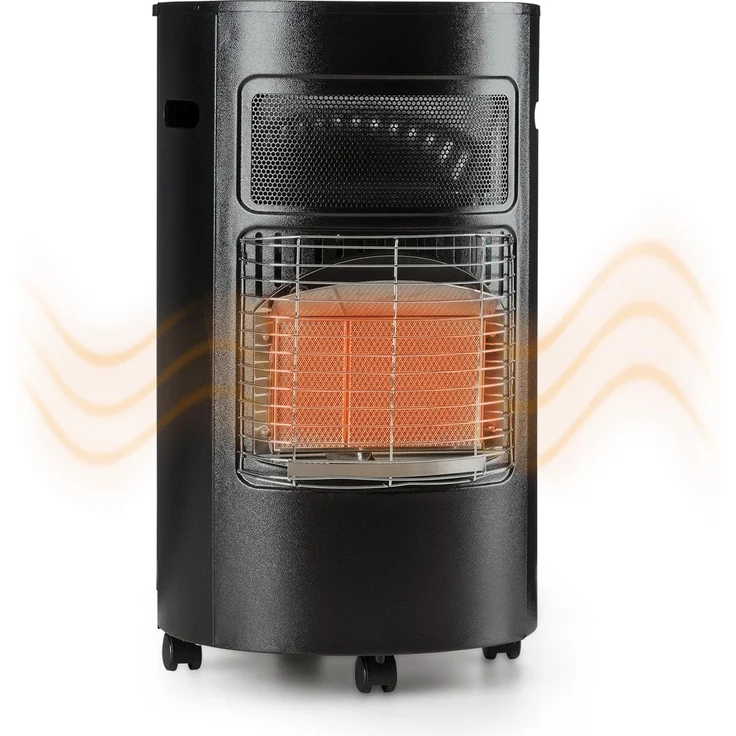Bonaparte Gasheizgerät bis 4200 W elektrische Zündung Gasflaschen bis 15 kg Schwarz – Bild 2