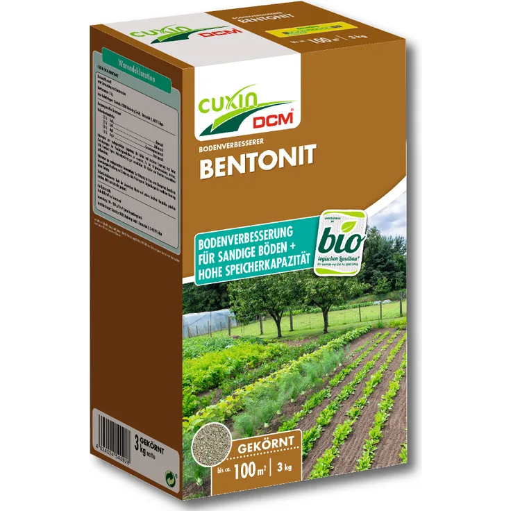 Cuxin Bentonit Urgesteinsmehl, 3 kg