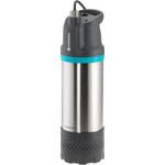 Gardena 6100/5 Inox automatic (01773-20) Tauchpumpe 1.100 Watt 6.100 l/h Entwässerung max. Förderhöhe 47 m max. Förderdruck 4,7 bar max. Tauchtiefe 17 m max. Wassertemperatur 35 °C IP Schutzart IPX8 Kabellänge 20 m 8 kg
