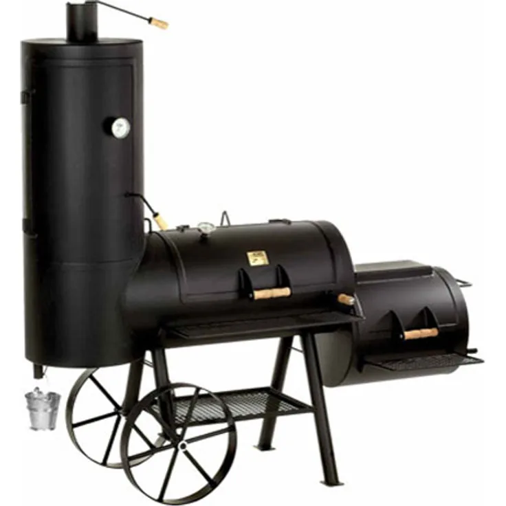 Rumo Joes Barbeque Smoker 2 Chuckwagon Catering, 215 x 425 x 165 cm, Ø Grillfläche 50 (4x) cm