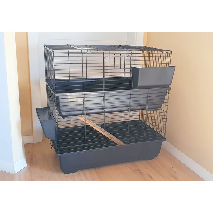 MyPets® Nagerkäfig TOWER CAGE 2-Stöckig Hamsterkäfig Käfig Voliere Hamster