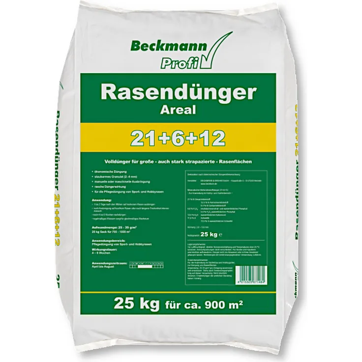 BECKMANN PROFI Rasendünger Areal, 25 kg