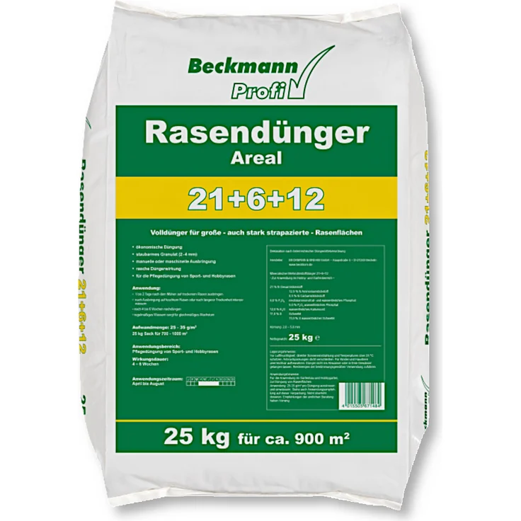 BECKMANN PROFI Rasendünger Areal, 25 kg