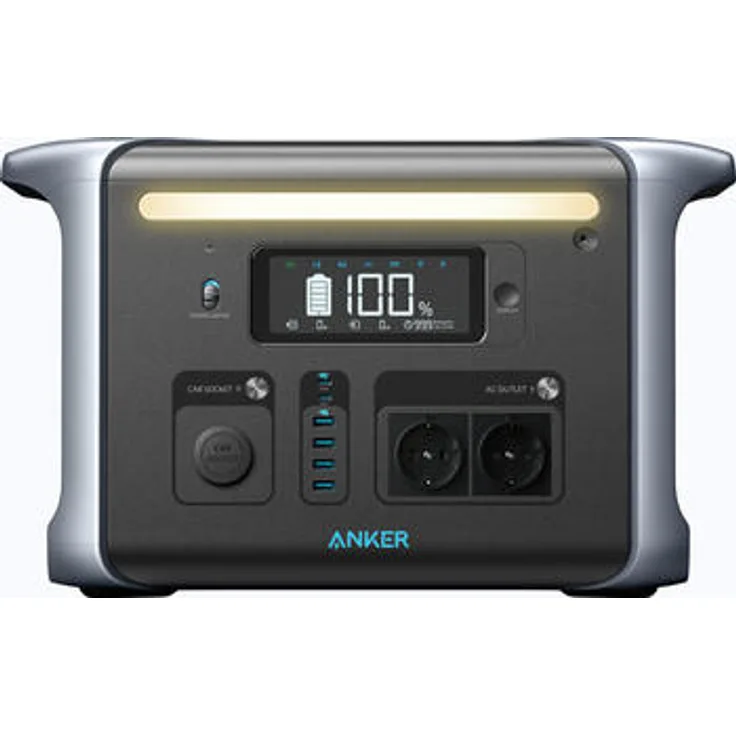 Anker 757 tragbare Powerstation Akkukapazität 1.229 Wh max. Leistung 2,4 kW Dauerleistung 1,5 kW