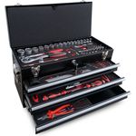 Weber-Werke MX Werkzeugkiste mit 3 Schubladen und Klappdeckel 104-teilig - Preisvergleich