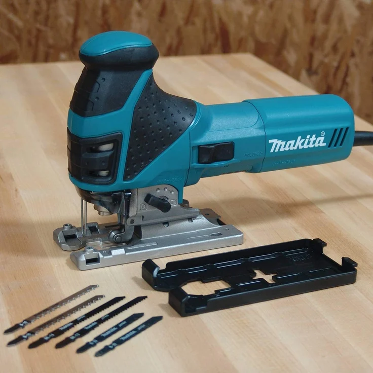 Makita 4351 FCTJB Pendelhubstichsäge schwarz - Stichsäge - Säge - im MAKPAC 720 W Leerlaufhubzahl 800-2800 U/min, Hubhöhe 26 mm Schnittleistung Holz 135 mm, Stahl 10 mm – Bild 6