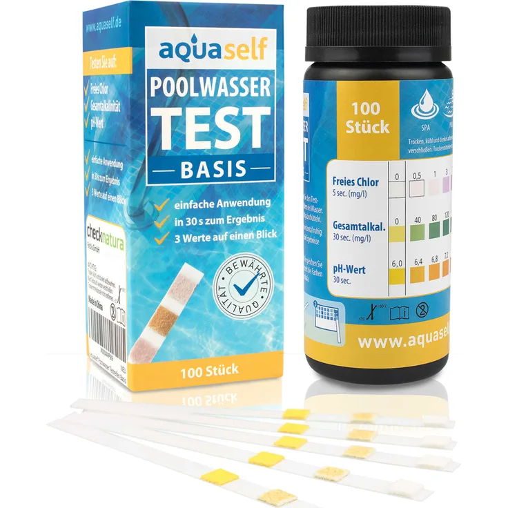 Aquaself Pool Wasserteststreifen Basis