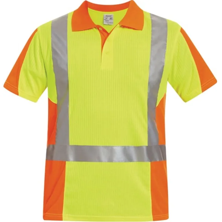 Warnschutzpoloshirt Zwolle Gr.XL gelb-orange ELYSEE
