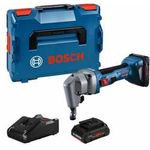 Bosch Professional Akku-Nager GNA 18V-16 E, 2 Akku ProCORE18V 4.0Ah, Ladegerät und L-BOXX