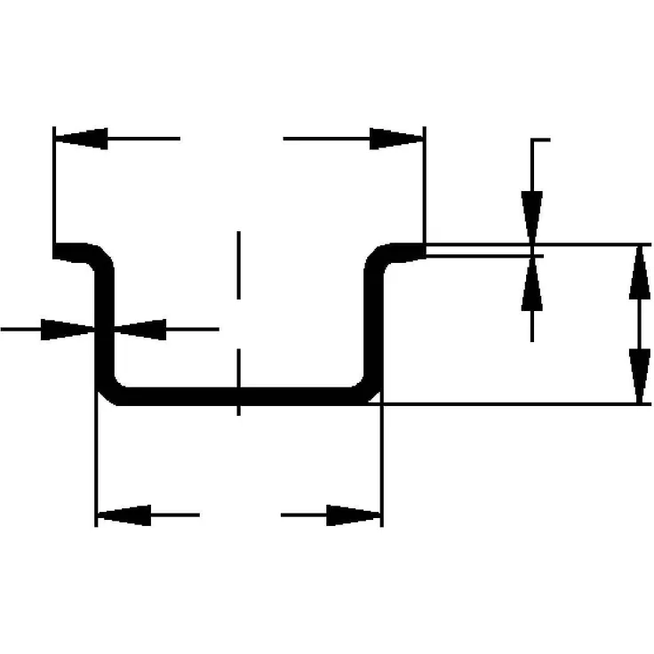 NIEDAX Tragschiene 2934-2 GL6