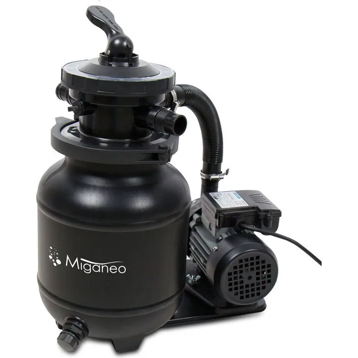 Miganeo Sandfilteranlage Dynamic 7000 Speed Clean 6,3 m³ schwarz