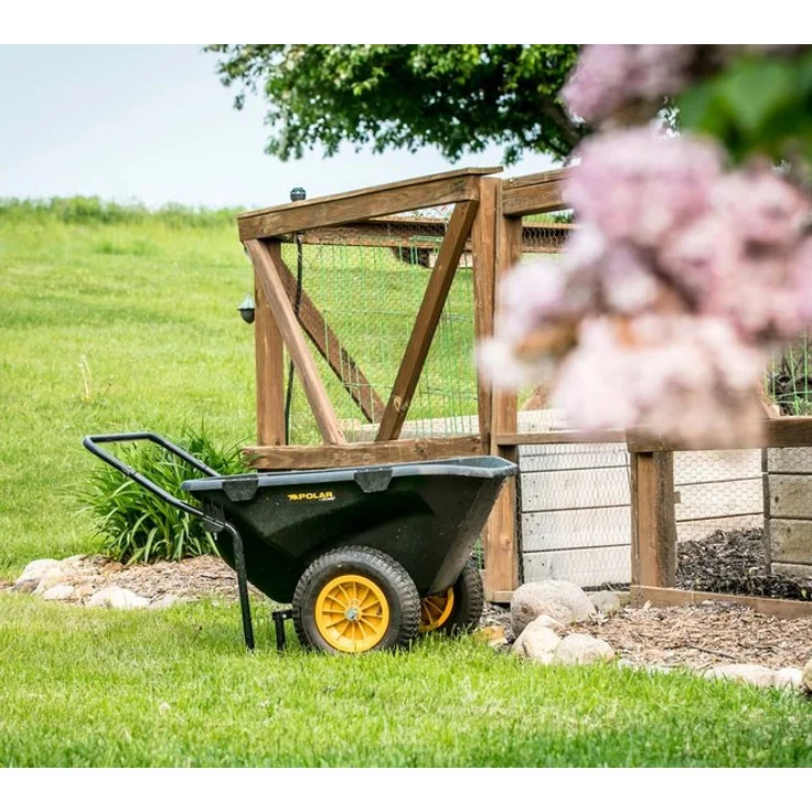 Polar Schubkarre Cub Cart schwarz 127x71 cm – Bild 7