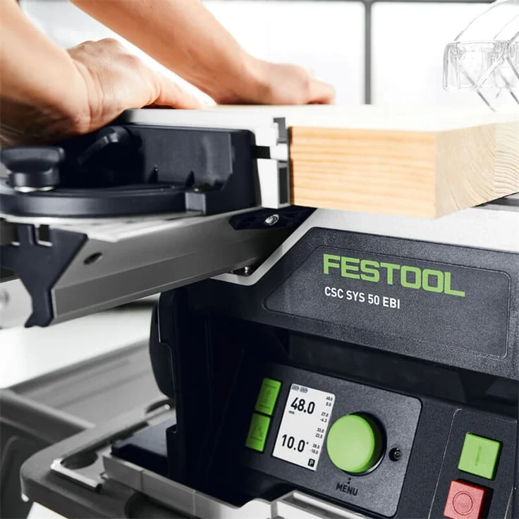 FESTOOL Akku-Tischkreissäge CSC SYS 50 EBI-Set 577379 Energie-Set & Untergestell – Bild 7