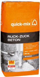 Quick Mix Ruck-Zuck Ruckzuck Schnellbeton Fertiggemisch 25 kg