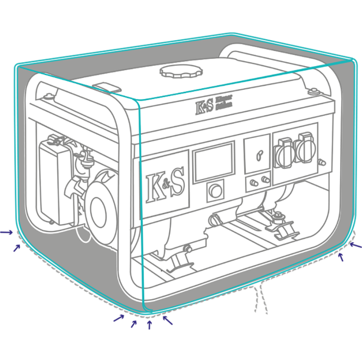 Könner & Söhnen KS Cover 20, Schutz vor Regen, Schnee, Sonne und Wind – Bild 3