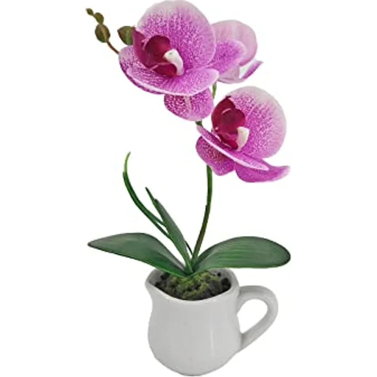 NTK-Collection Kunstblume pink Orchidee im Topf Leilani