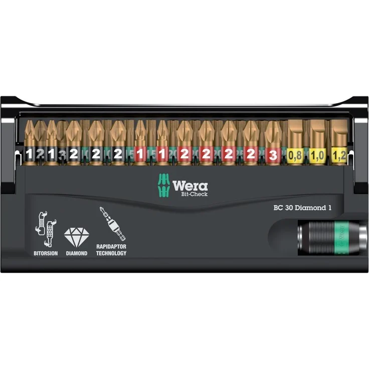 Wera 05057431001 Set Sortiment, Bit-Check Diamond 1, 30-teilig, Stück – Bild 11