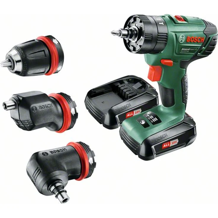 Bosch Schlagbohrschrauber AdvancedImpact 18 (2x1,5 AH Akku,18 Volt System,Quicksnap Technologie, im Karton) – Bild 1